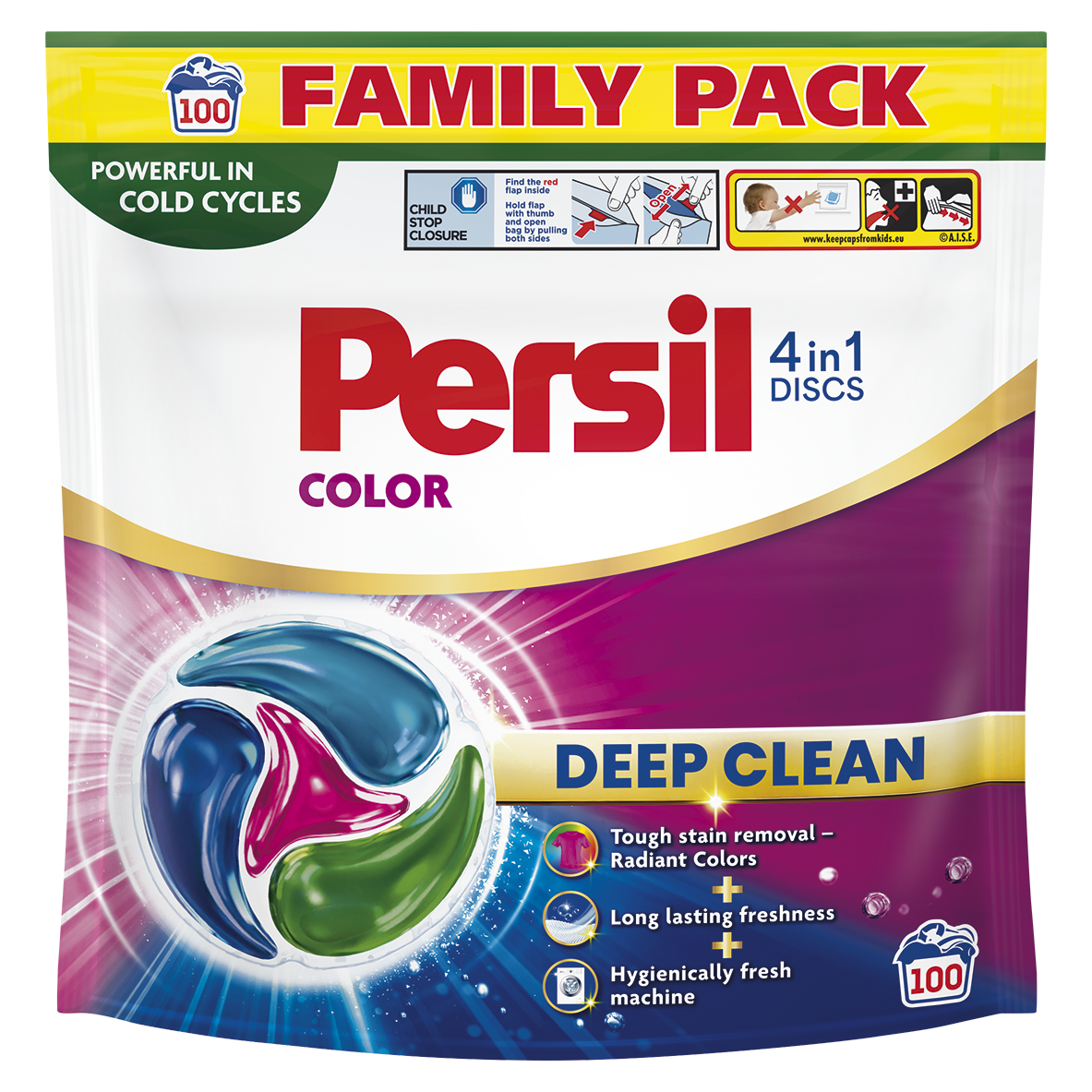 Капсули для прання Persil Колор, 100 шт