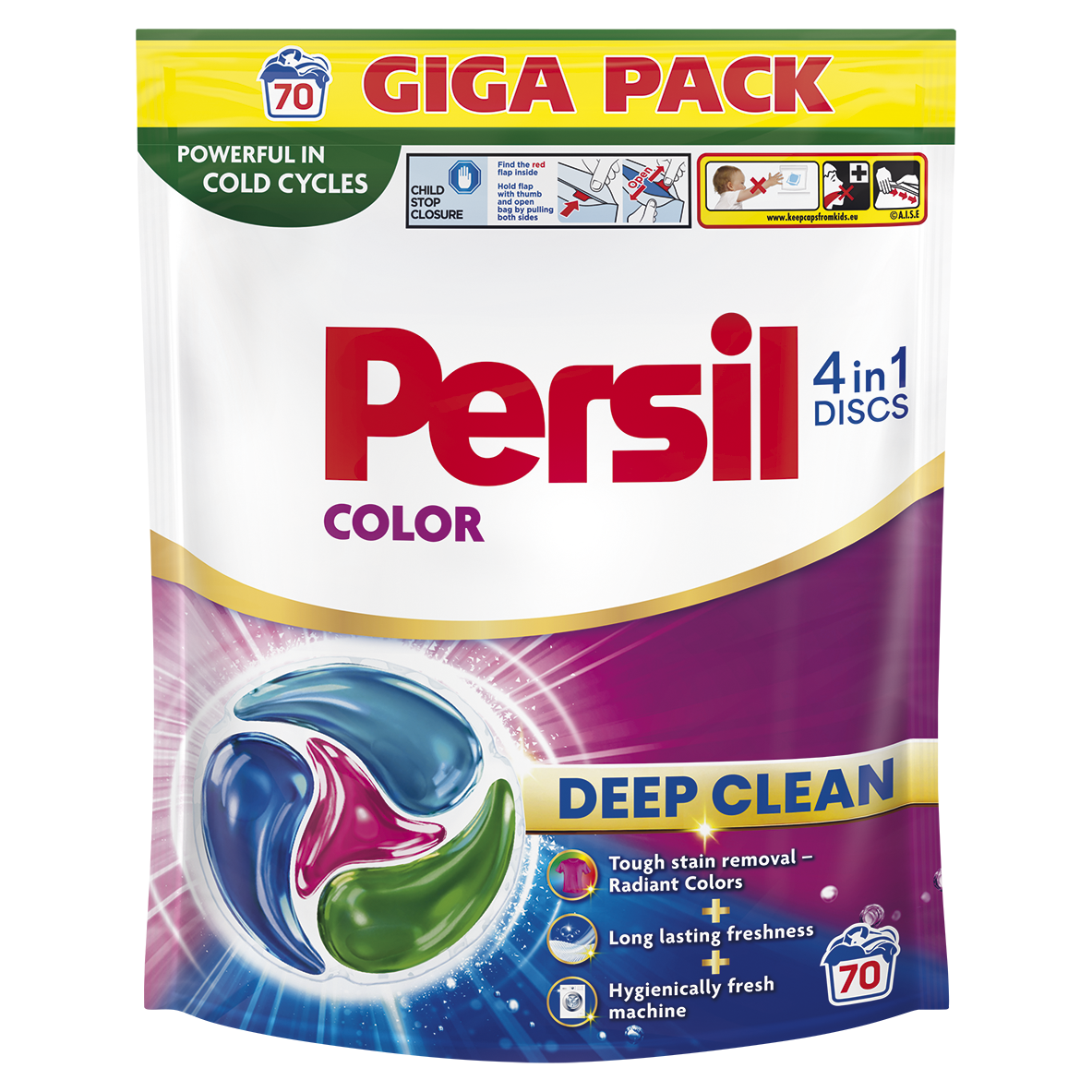 Капсули для прання Persil Колор, 70 шт