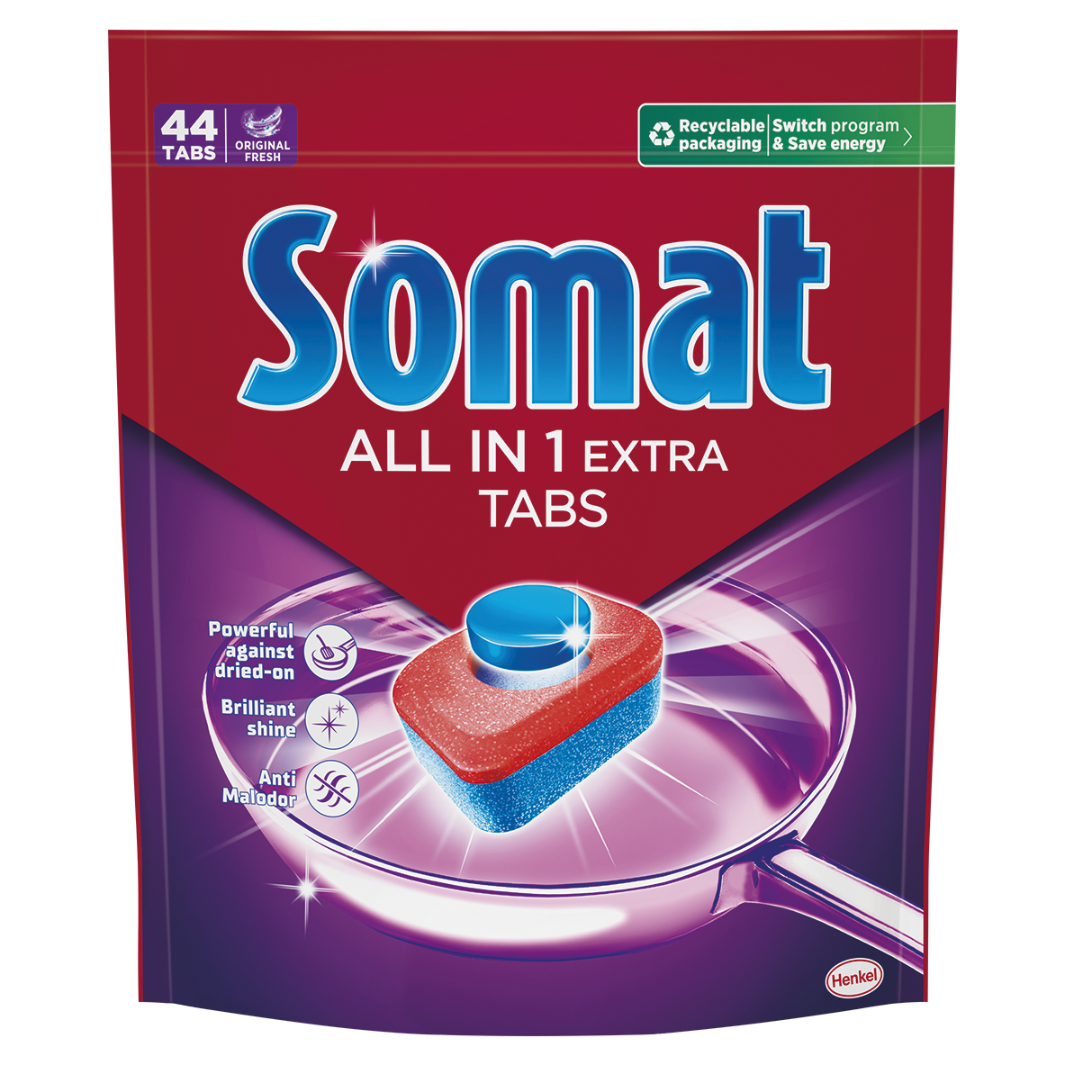 Таблетка для посудомийної машини Somat All in 1 Extra 44 шт