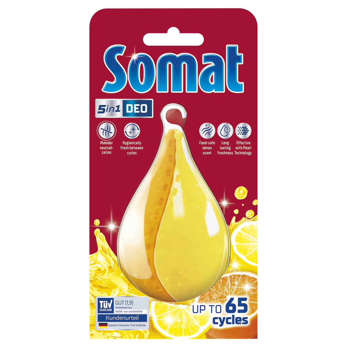 Освіжувач для посудомийних машин Somat Deo Duo-Pearls Lemon & Orange (9000101000436)