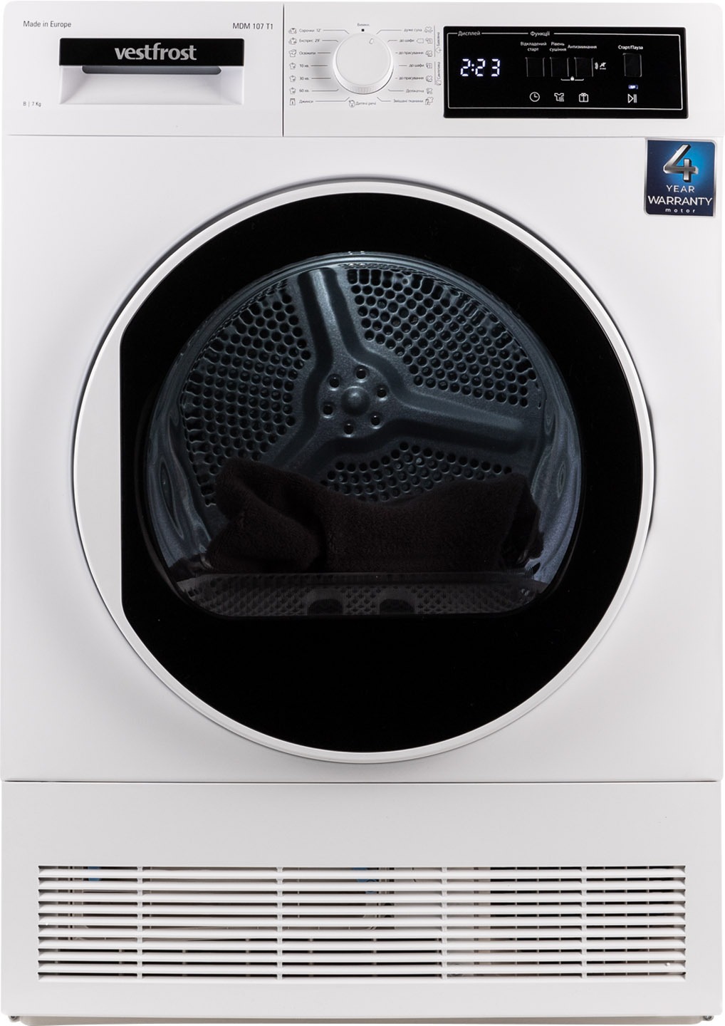 Сушильна машина Vestfrost MDM 107 T1