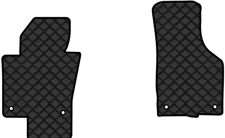 Коврики из экокожи в салон авто передние EVAtech для Passat (B6) (with armrest) Volkswagen 2005-2010 6 поколение Combi EU VW3263AZ2AV4BBB - Фото 1