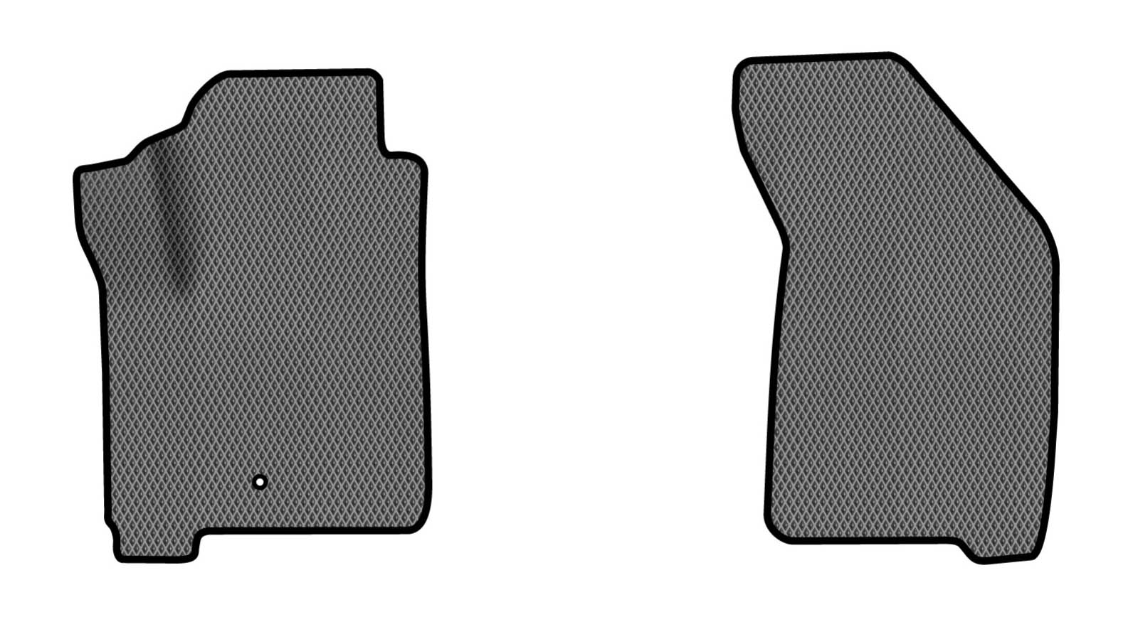 EVA коврики в салон авто передние EVAtech для Journey (1 clips) 6 seats Dodge 2007-2020 1 поколение SUV EU DE13400AE2LA1RGB - Фото 1