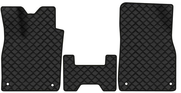 Килимки з екошкіри в салон авто передні EVAtech ECO для ID.4 Crozz Volkswagen 2020 1 покоління SUV EU VW41502AD3AV4BBB - Фото 1