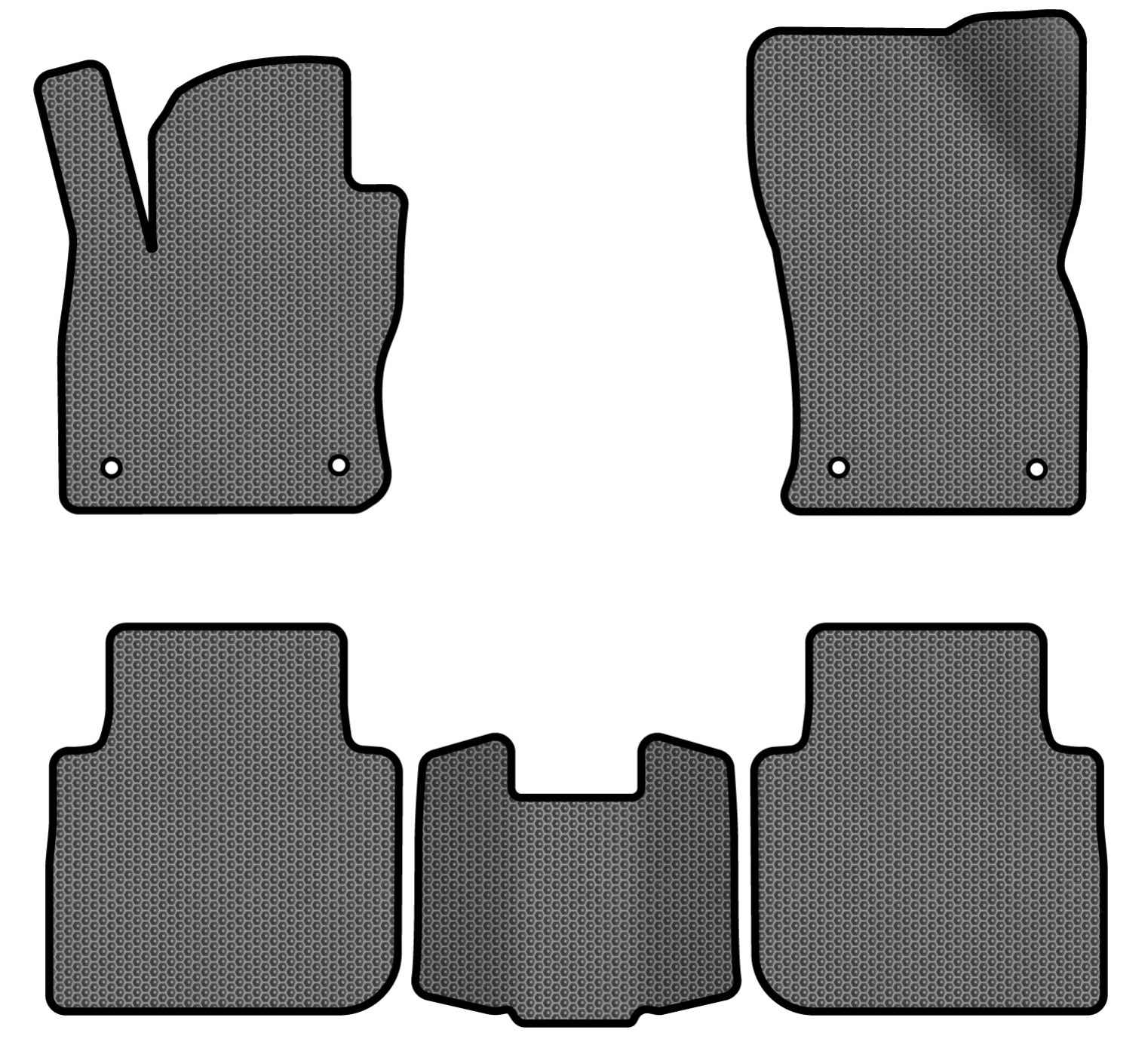 EVA килимки в салон авто EVAtech для Tiguan Allspace 7 seats Volkswagen 2016-2020 1 покоління SUV USA (VW1727CN5AV4SGB) - Фото 1