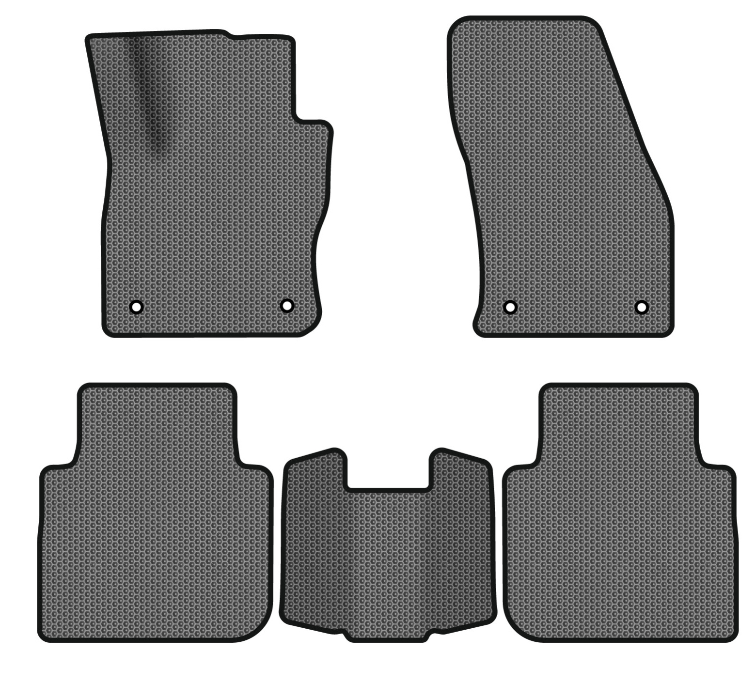 EVA коврики в салон авто EVAtech для Tiguan Allspace 5 seats Volkswagen 2016-2020 1 поколение SUV USA (VW13965CQ5AV4SGB) - Фото 1