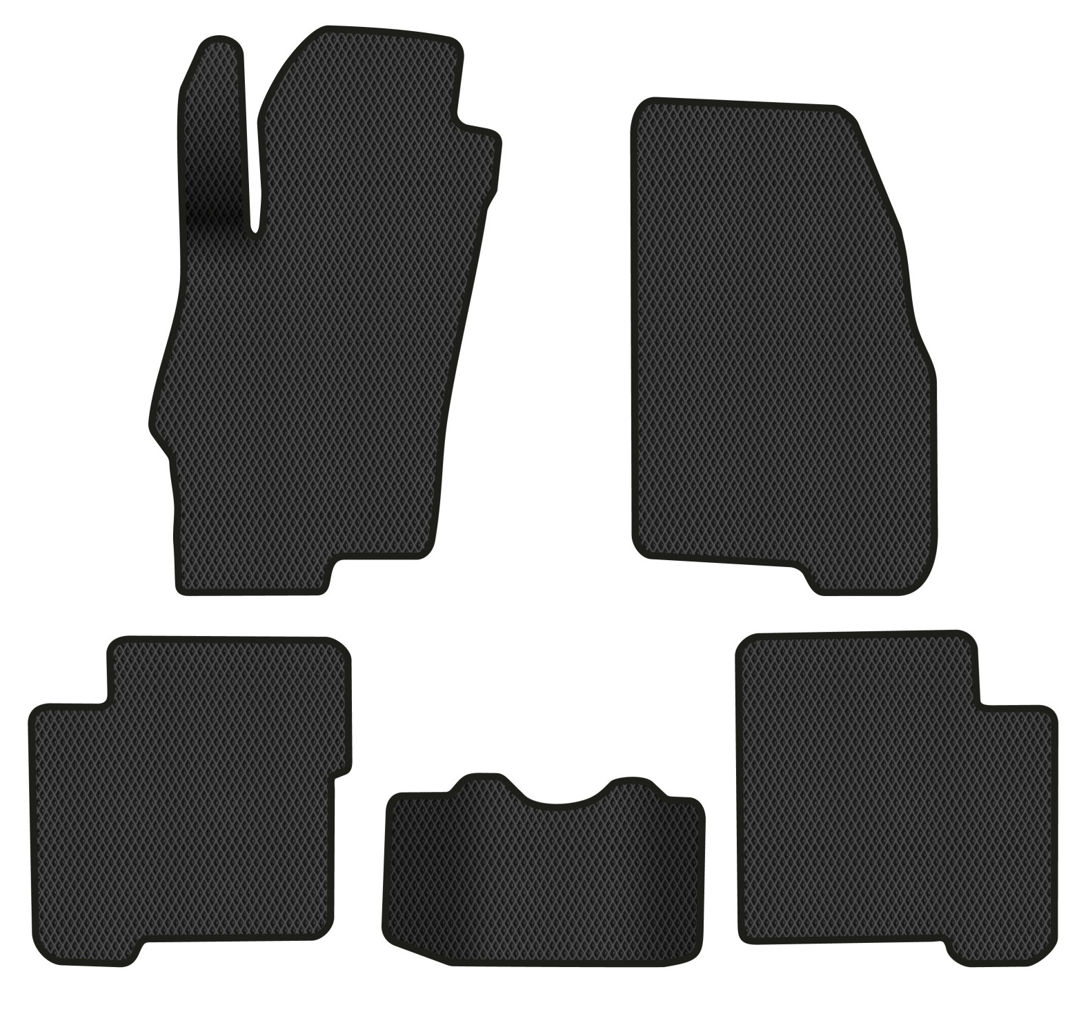 EVA килимки в салон авто EVAtech для Linea Fiat 2007-2018 1 покоління Sedan EU FT11641C5RBB - Фото 1