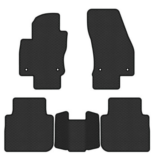 EVA коврики в салон авто EVAtech для Tiguan (Mk 2) Restyling Volkswagen 2020 2 поколение SUV USA (VW33929CM5AV4RBB) - Фото 1