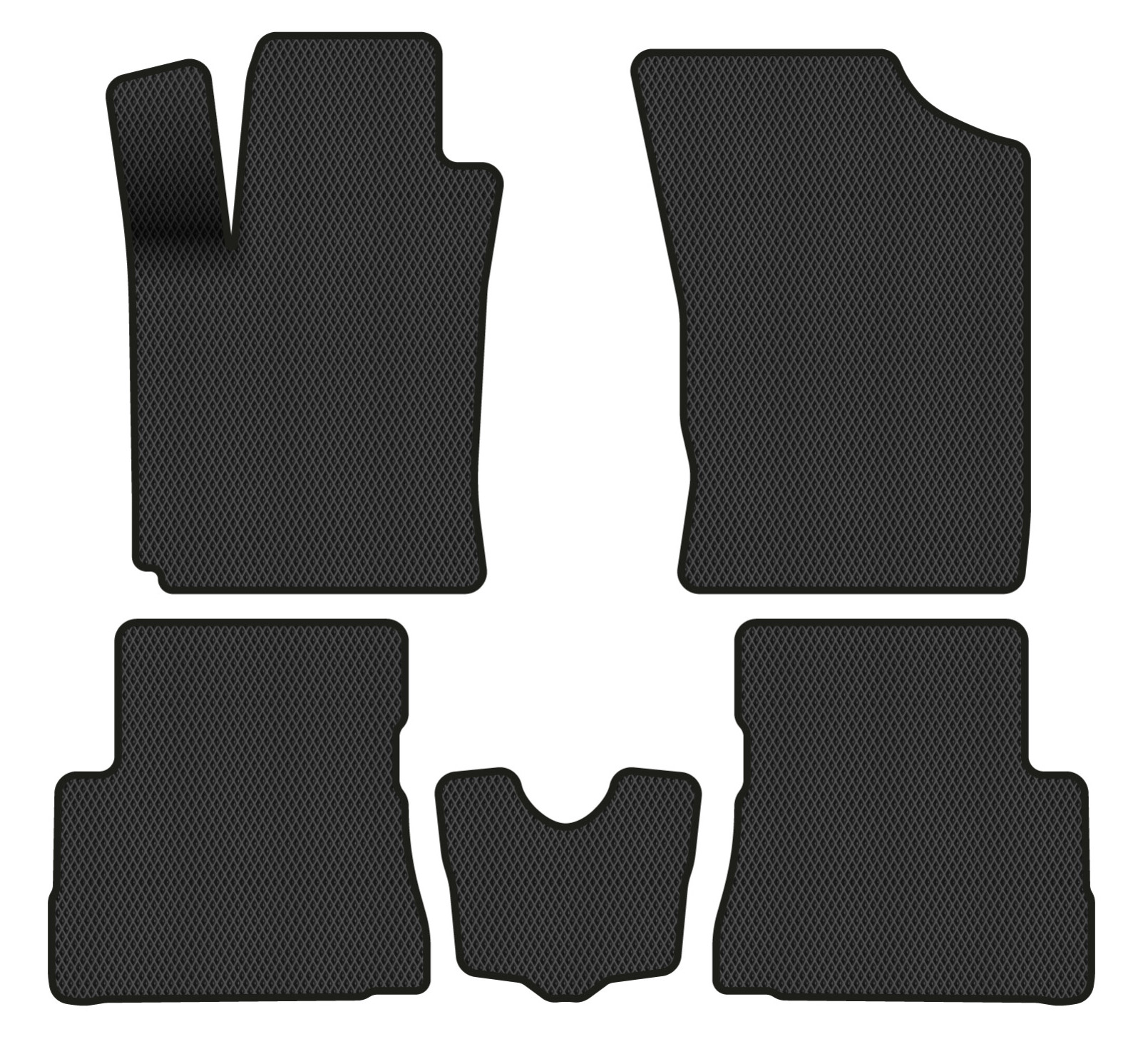 EVA килимки в салон авто EVAtech для Getz Hyundai 2002-2011 1 покоління Htb EU HY386CV5RBB - Фото 1