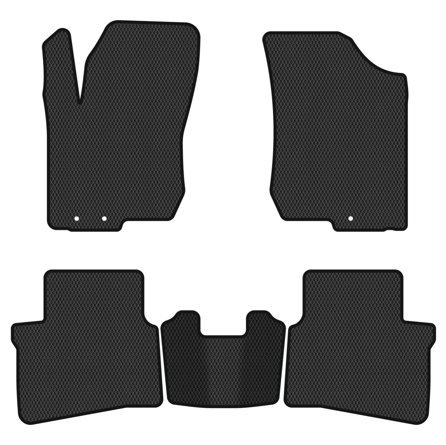 EVA килимки в салон авто EVAtech для i30 (FD) Restyling Hyundai 2010-2012 1 покоління Htb EU HY32820CV5LA3RBB - Фото 1