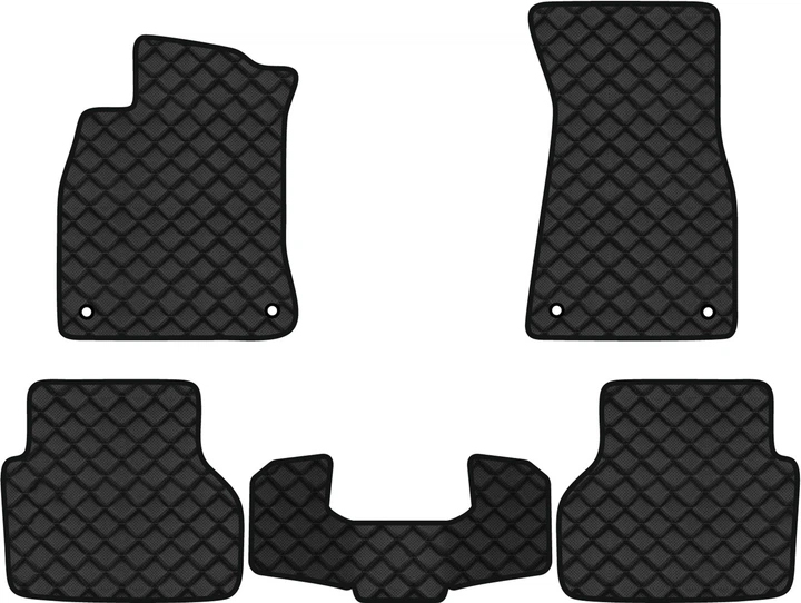 Килимки з екошкіри в салон авто EVAtech ECO для A6 (C8) Hybrid Audi 2018 5 покоління Combi EU AU44464CB5AV4BBB - Фото 1