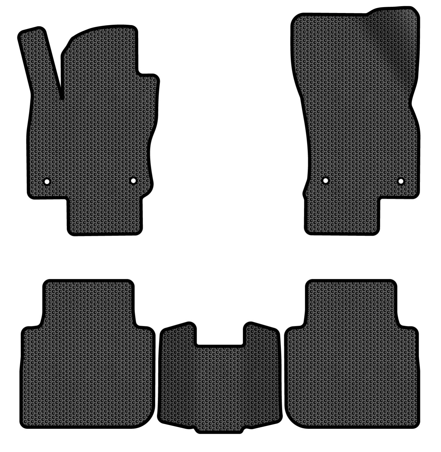 EVA килимки в салон авто EVAtech для Tiguan Allspace 7 seats Volkswagen 2016-2020 1 покоління SUV USA (VW1727CH5AV4SBB) - Фото 1