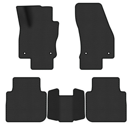 EVA коврики в салон авто EVAtech для Tiguan Allspace 5 seats Volkswagen 2016-2020 1 поколение SUV EU (VW13966CK5AV4RBB) - Фото 1