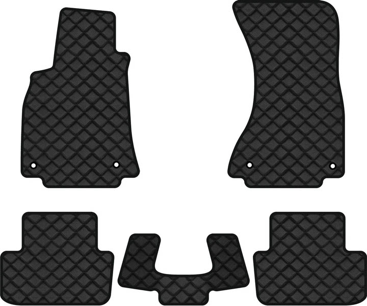 Коврики из экокожи в салон авто EVAtech ECO для A4 (B8) Audi 2008-2011 4 поколение Sedan USA AU31100CB5AV4BBB - Фото 1