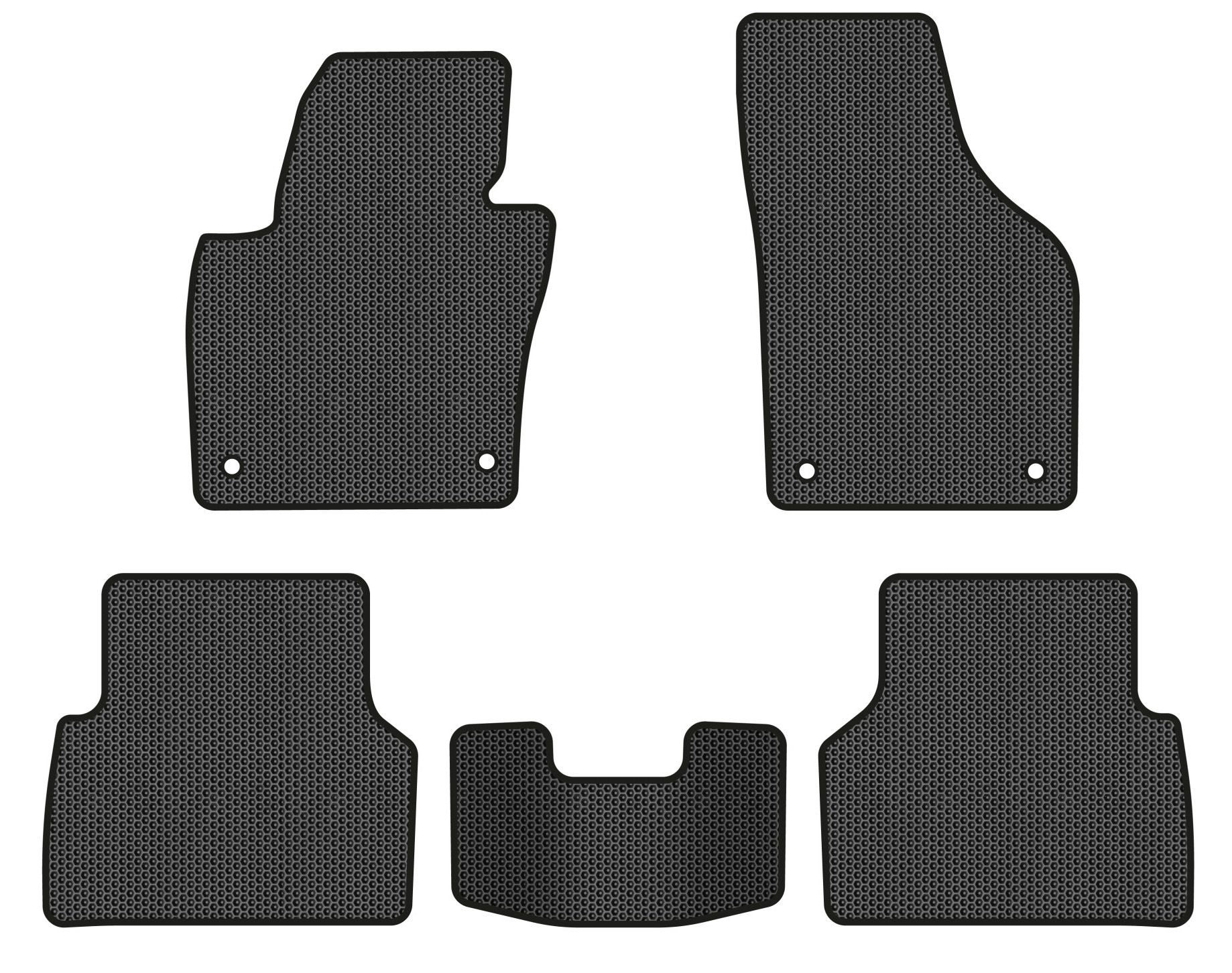 EVA килимки в салон авто EVAtech для Tiguan (NF) AT Volkswagen 2007-2018 1 покоління SUV EU (VW32872CS5AV4SBB) - Фото 1