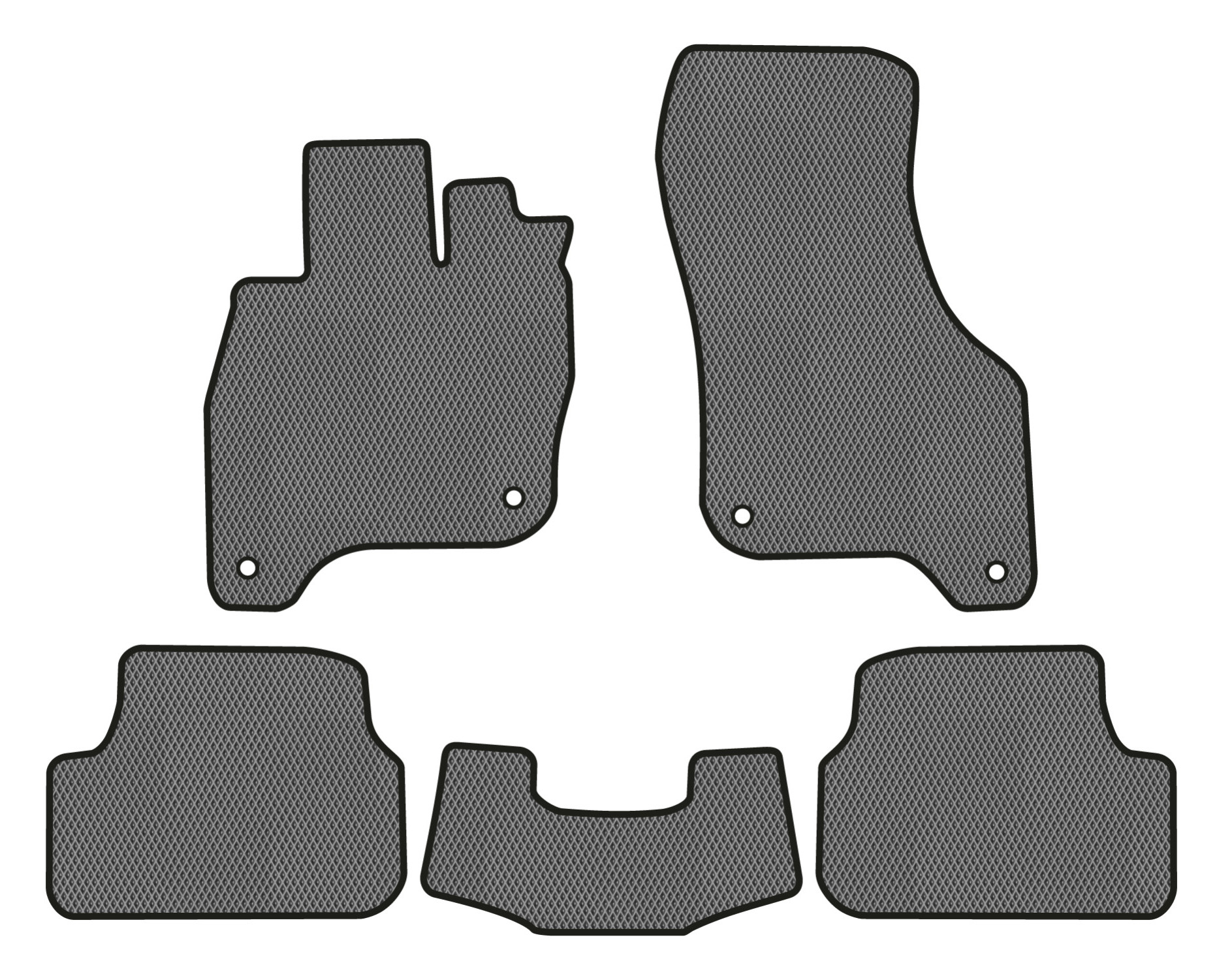 EVA коврики в салон авто EVAtech для e-Golf Volkswagen 2014-2017 1 поколение Htb EU VW1878CG5AV4RGB - Фото 1