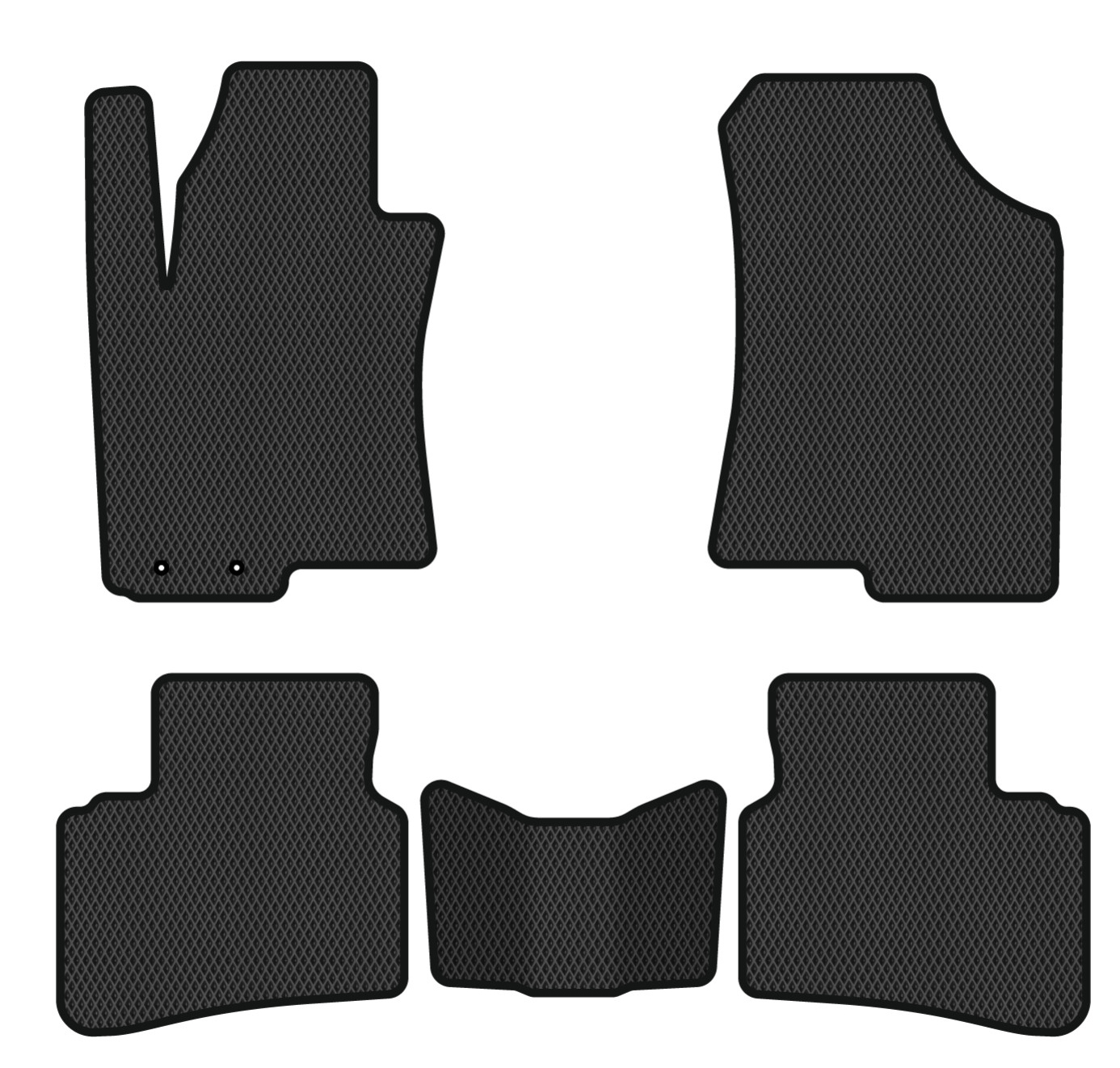 EVA килимки в салон авто EVAtech для i30 (FD) Hyundai 2007-2010 1 покоління Htb EU HY3503CV5RBB - Фото 1