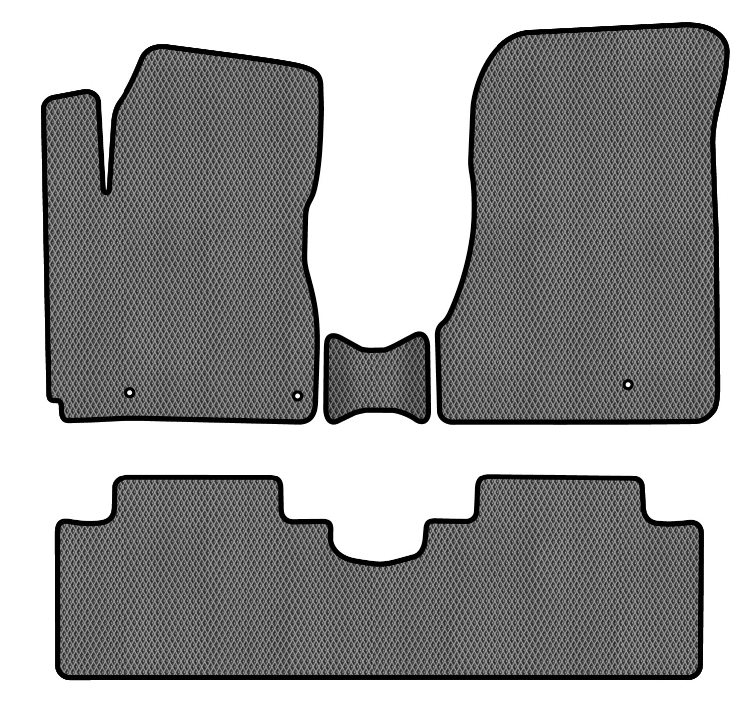 EVA килимки в салон авто EVAtech для Tucson (JM) AT Hyundai 2004-2010 1 покоління SUV EU HY43411Z4LA3RGB - Фото 1