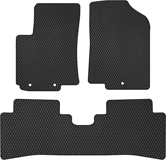 EVA килимки в салон авто EVAtech для Rio Kia 2011-2017 3 покоління Sedan EU (KI3320ZG3CP3RBB) - Фото 1