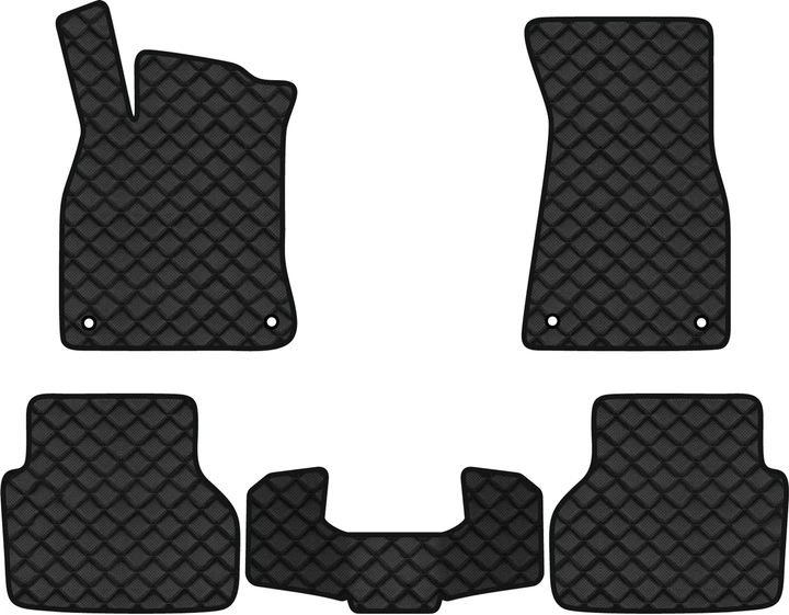 Килимки з екошкіри в салон авто EVAtech ECO для A6 (C8) Hybrid Audi 2018 5 покоління Combi EU AU44464C5AV4BBB - Фото 1