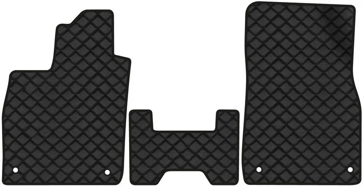 Килимки з екошкіри в салон авто передні EVAtech ECO для ID.4 Crozz Volkswagen 2020 1 покоління SUV EU VW41502AB3AV4BBB - Фото 1