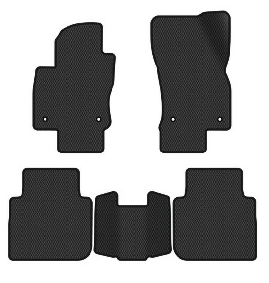 EVA килимки в салон авто EVAtech для Tiguan Allspace 5 seats Volkswagen 2016-2020 1 покоління SUV EU (VW13966CJ5AV4RBB) - Фото 1