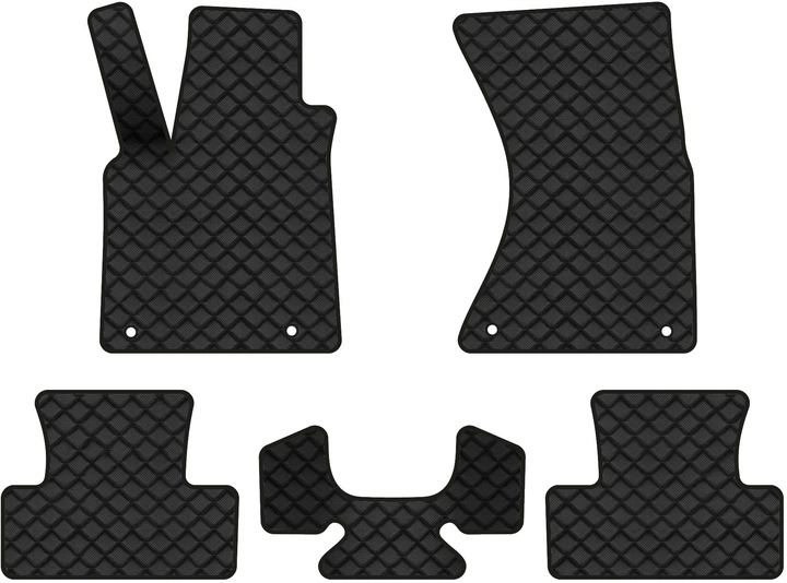 Килимки з екошкіри в салон авто EVAtech ECO для Q5 (8R) Restyling Audi 2012-2017 1 покоління SUV USA AU42897C5AV4BBB - Фото 1