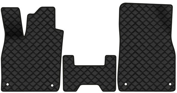 Килимки з екошкіри в салон авто передні EVAtech ECO для ID.4 Crozz Volkswagen 2020 1 покоління SUV EU VW41502A3AV4BBB - Фото 1