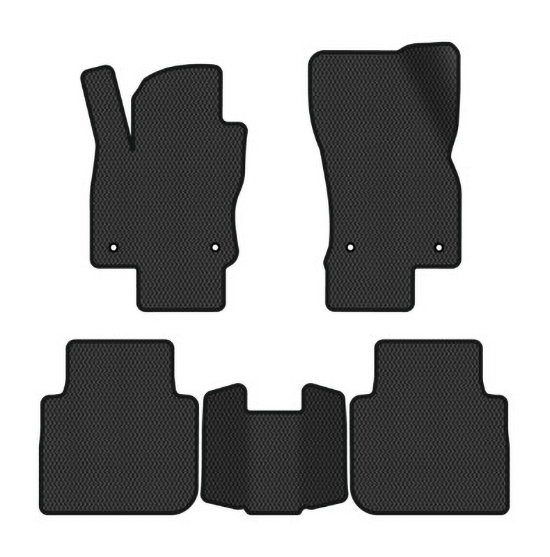 EVA коврики в салон авто EVAtech для Tiguan Allspace 5 seats Volkswagen 2016-2020 1 поколение SUV EU (VW13966CH5AV4RBB) - Фото 1