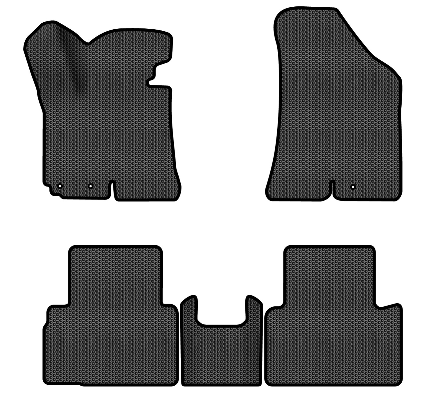 EVA коврики в салон авто EVAtech для Sportage (SL) Kia 2010-2015 3 поколение SUV EU (KI1323CE5LA3SBB) - Фото 1