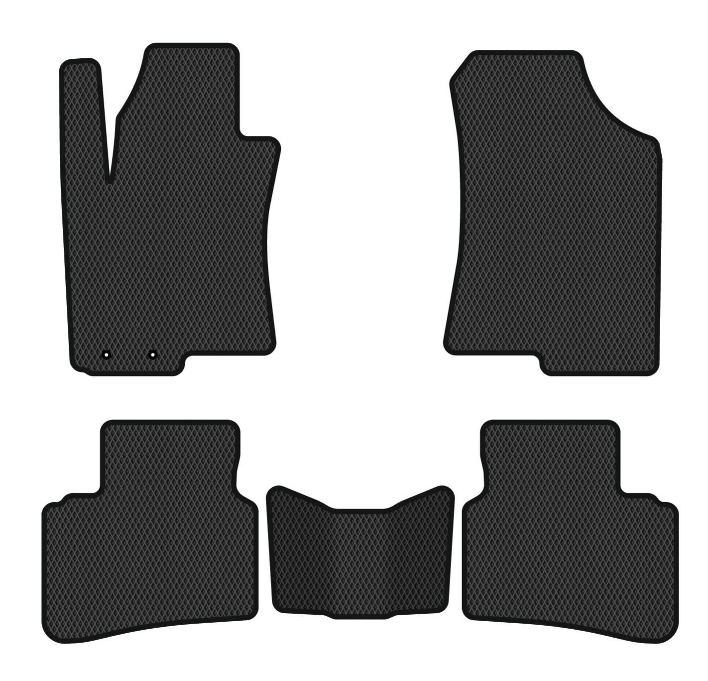 EVA килимки в салон авто EVAtech для i30 (FD) Hyundai 2007-2010 1 покоління Htb EU HY3503CV5LA2RBB - Фото 1