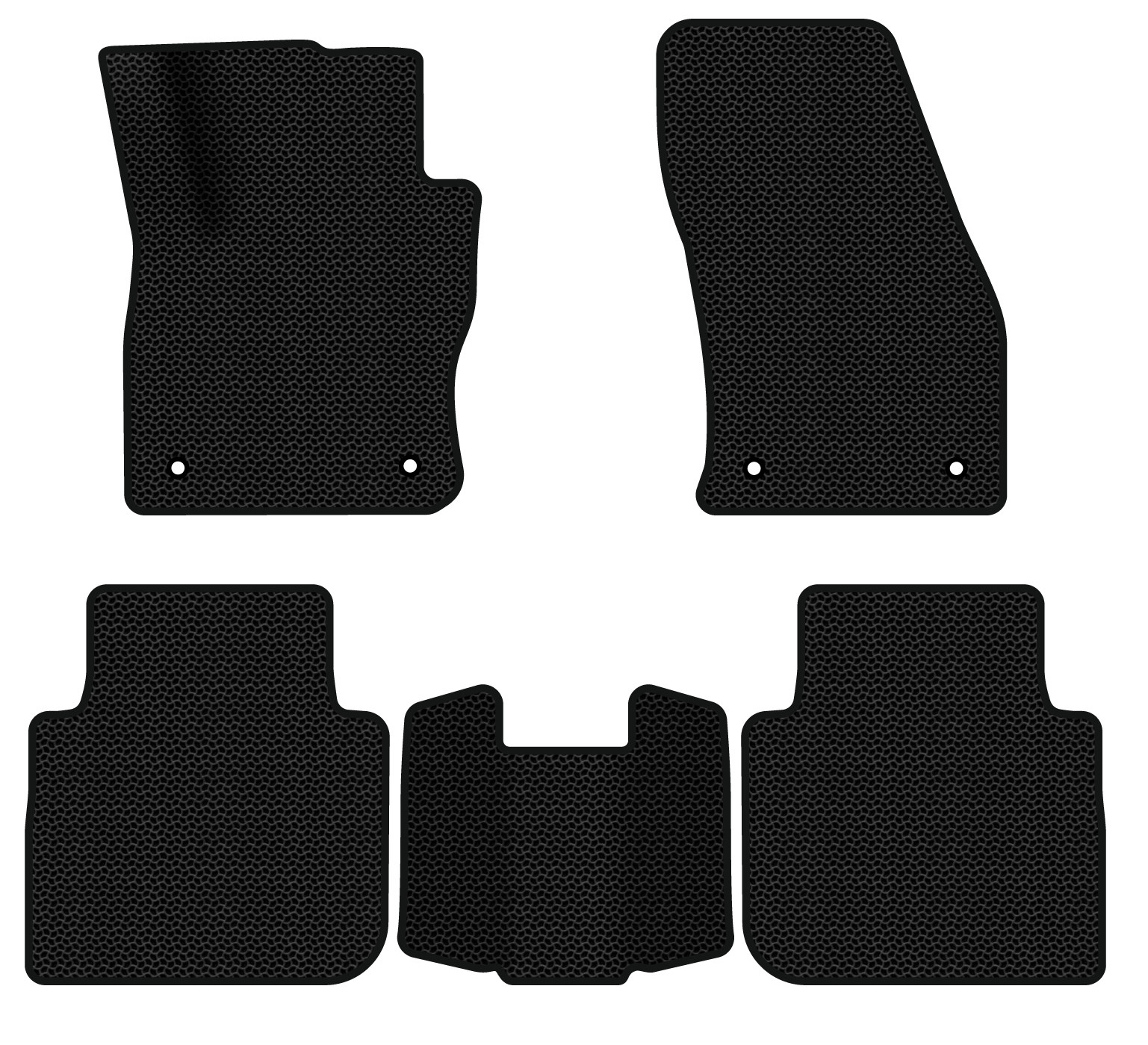 EVA коврики в салон авто EVAtech для Tiguan Allspace 5 seats Volkswagen 2016-2020 1 поколение SUV USA (VW13965CQ5AV4KBB) - Фото 1