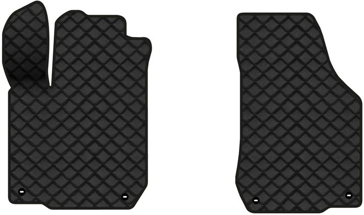 Килимки з екошкіри в салон авто передні EVAtech ECO для Golf (IV) 3-doors Volkswagen 1997-2006 4 покоління Htb EU VW22432AV2TL4BBB - Фото 1