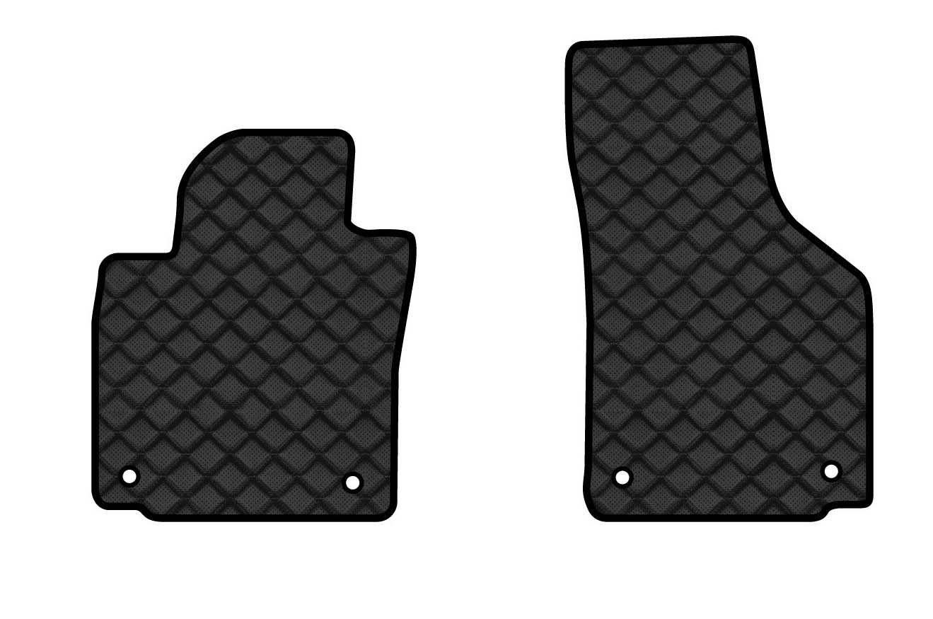 Килимки з екошкіри в салон авто передні EVAtech для Scirocco (Mk3) Volkswagen 2008-2017 3 покоління Htb EU VW21654AS2AV4BBB - Фото 1