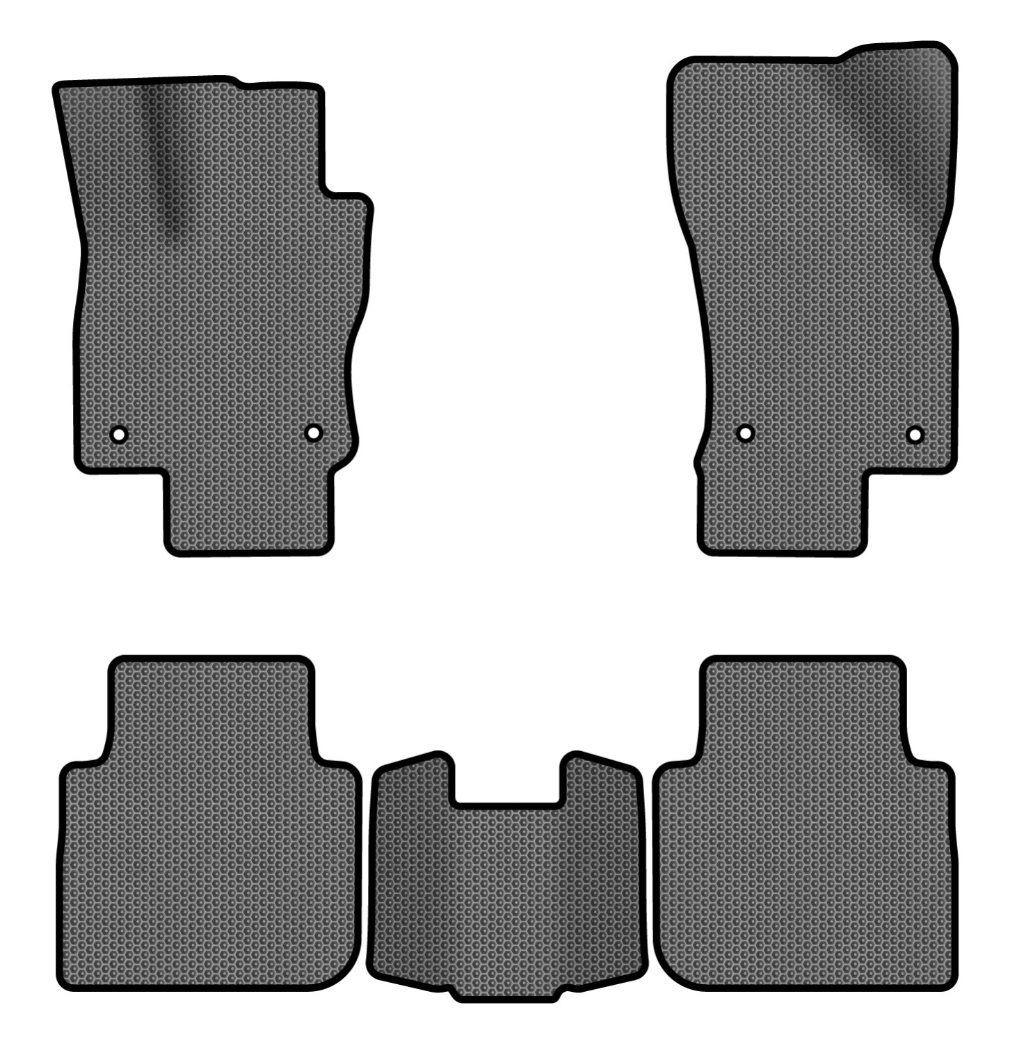 EVA килимки в салон авто EVAtech для Tiguan Allspace 7 seats Volkswagen 2016-2020 1 покоління SUV USA (VW1727CC5AV4SGB) - Фото 1