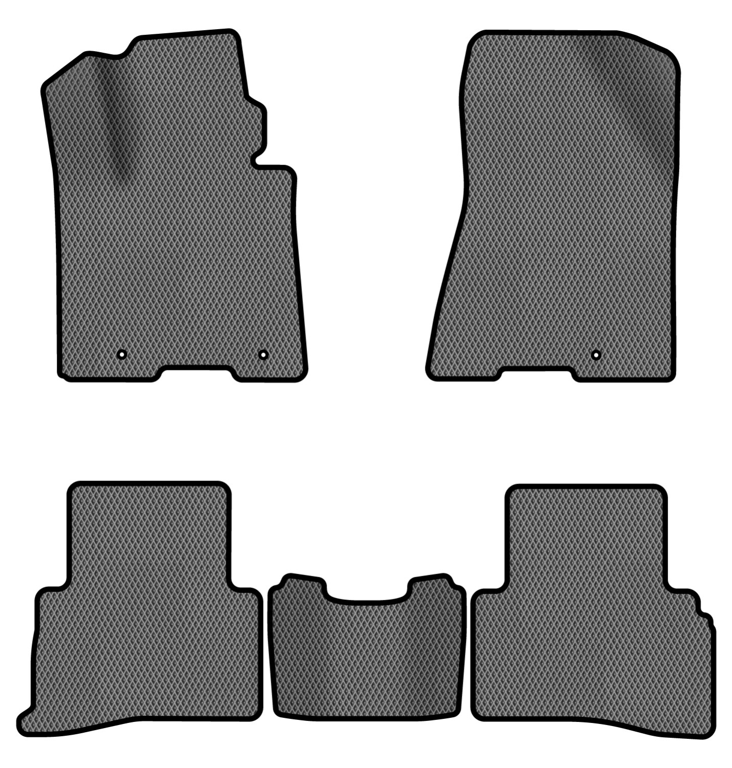 EVA килимки в салон авто EVAtech для Sportage (QL) Kia 2016-2021 4 покоління SUV EU (KI1358CD5LA3RGB) - Фото 1