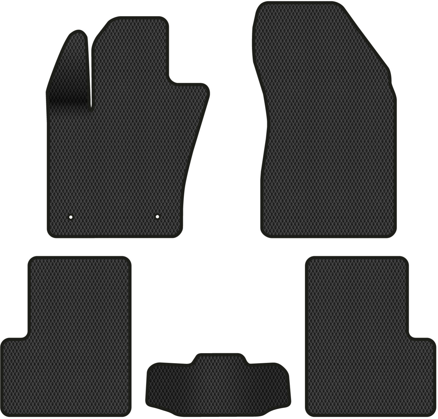 EVA коврики в салон авто EVAtech для Renegade (2 clips) Jeep 2014 1 поколение SUV USA JP23861CV5LA2RBB - Фото 1