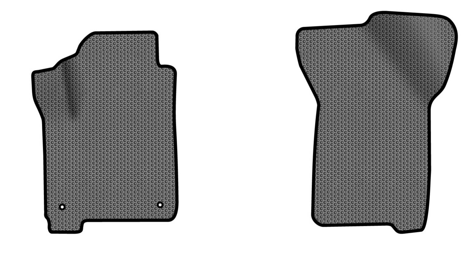 EVA килимки в салон авто передні EVAtech для Journey (2 clips) 6 seats Dodge 2007-2020 1 покоління SUV EU DE13399AD2LA2SGB - Фото 1