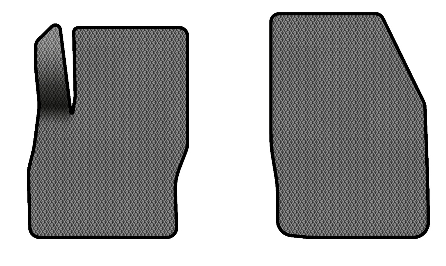 EVA коврики в салон авто передние EVAtech для Focus (C307) AT Ford 2005-2010 2 поколение Sedan EU FD32207AV2RGB - Фото 1