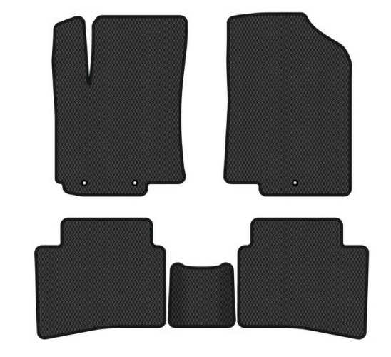 EVA килимки в салон авто EVAtech для Rio Kia 2011-2017 3 покоління Htb EU (KI3319CV5CP3RBB) - Фото 1