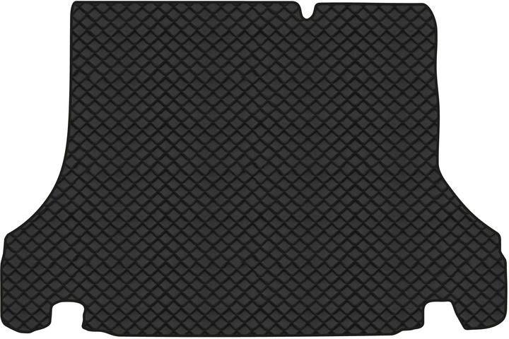 Коврик из экокожи в багажник авто EVAtech ECO для Lanos Daewoo 1998-2017 1 поколение Sedan EU DO3813B1BBB - Фото 1