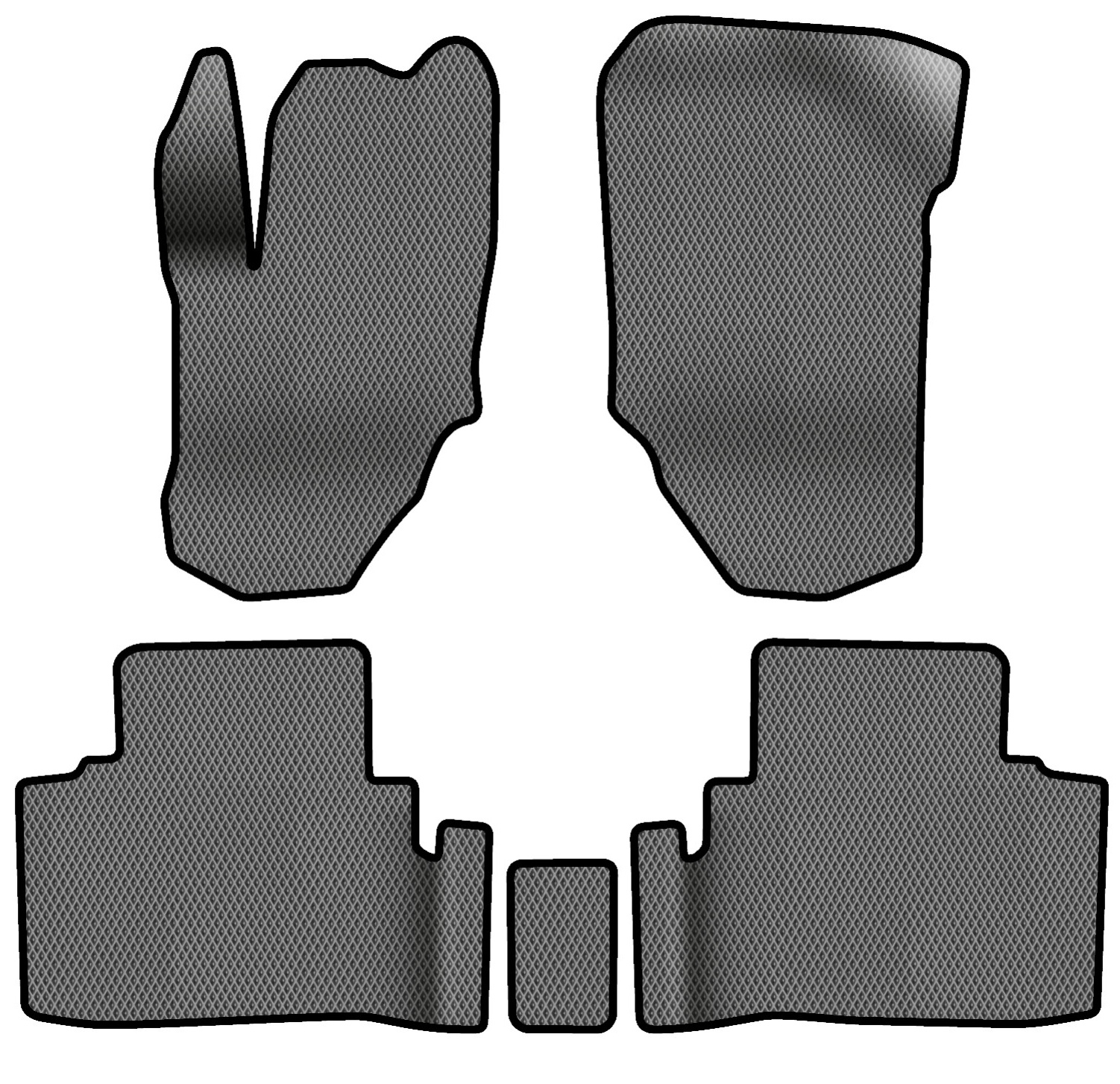 EVA килимки в салон авто EVAtech для ES600 Dongfeng 2022 1 покоління Sedan China DG43137PC5RGB - Фото 1