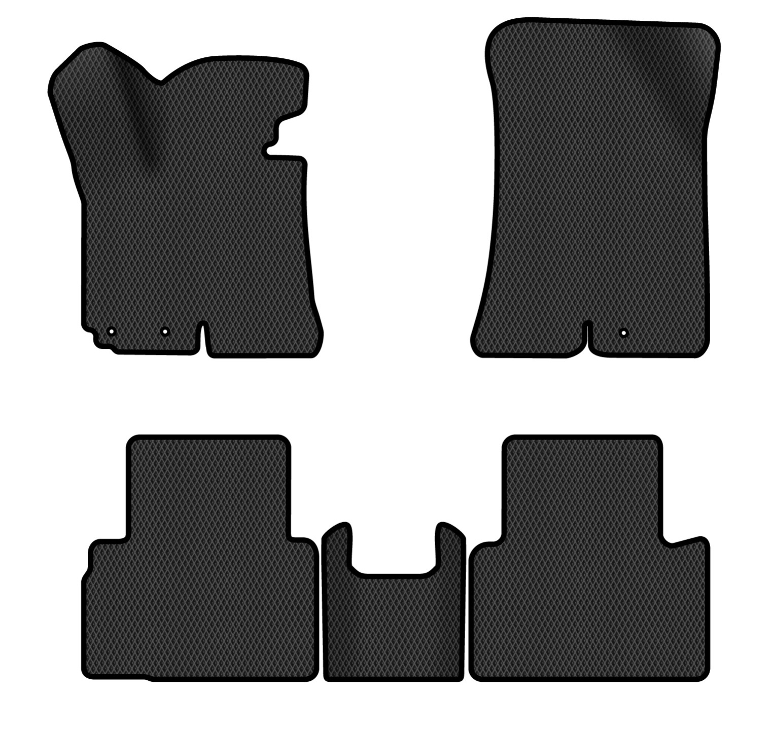 EVA коврики в салон авто EVAtech для Sportage (SL) Kia 2010-2015 3 поколение SUV EU (KI1323CD5LA3RBB) - Фото 1