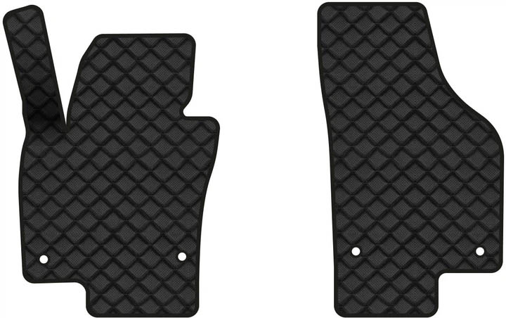 Килимки з екошкіри в салон авто передні EVAtech для Tiguan (NF) AT Volkswagen 2007-2018 1 покоління SUV USA VW32480AK2AV4BBLB - Фото 1