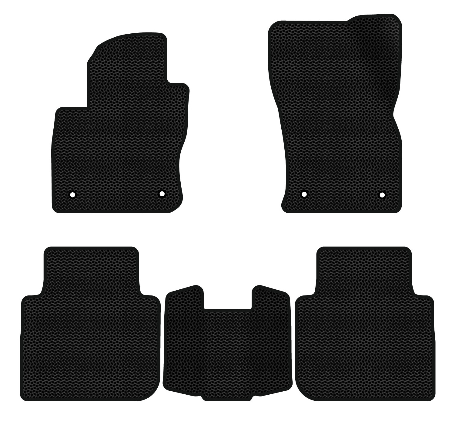 EVA коврики в салон авто EVAtech для Tiguan Allspace 5 seats Volkswagen 2016-2020 1 поколение SUV USA (VW13965CP5AV4KBB) - Фото 1