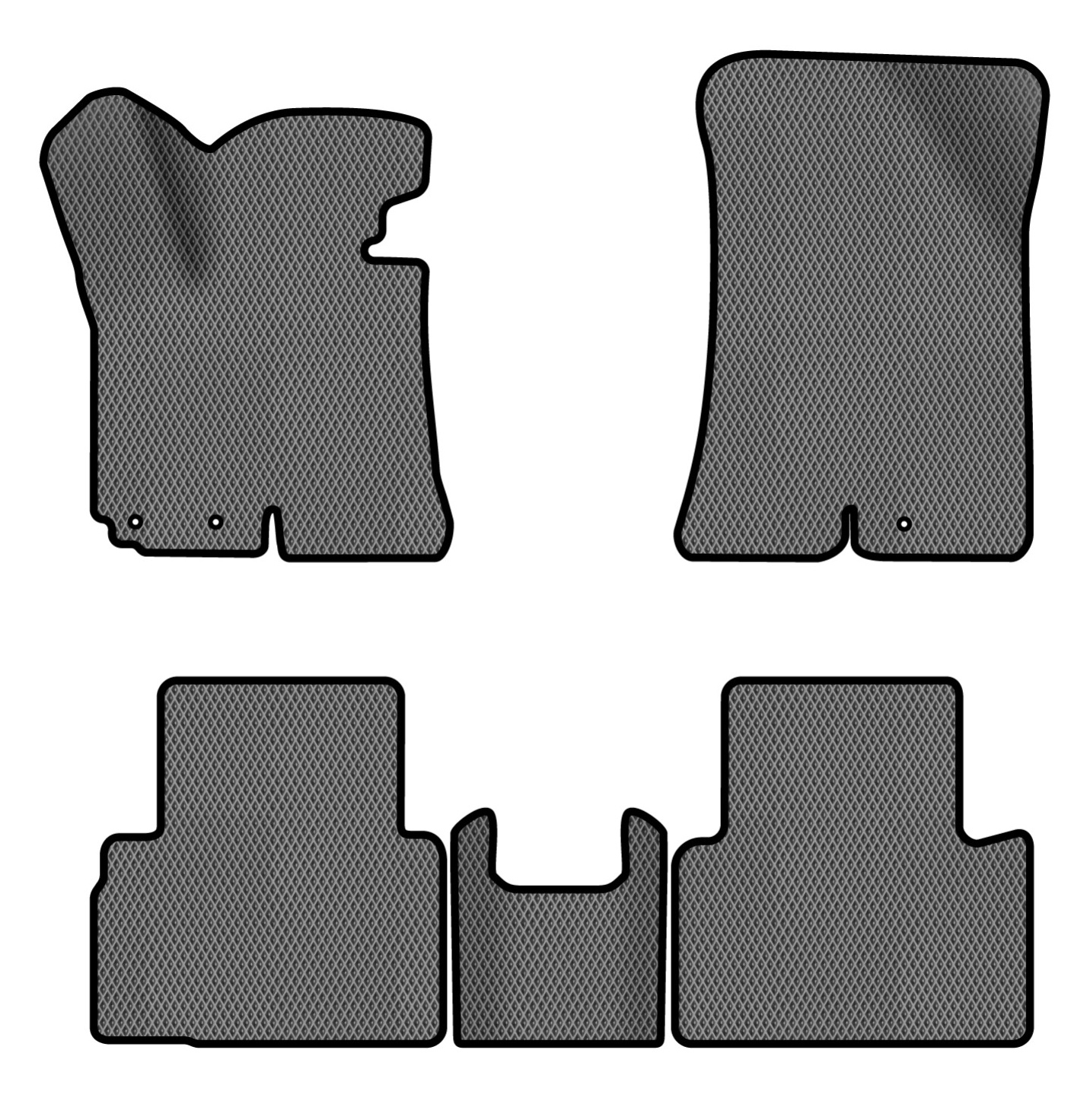 EVA коврики в салон авто EVAtech для Sportage (SL) Kia 2010-2015 3 поколение SUV EU (KI1323CD5LA3RGB) - Фото 1