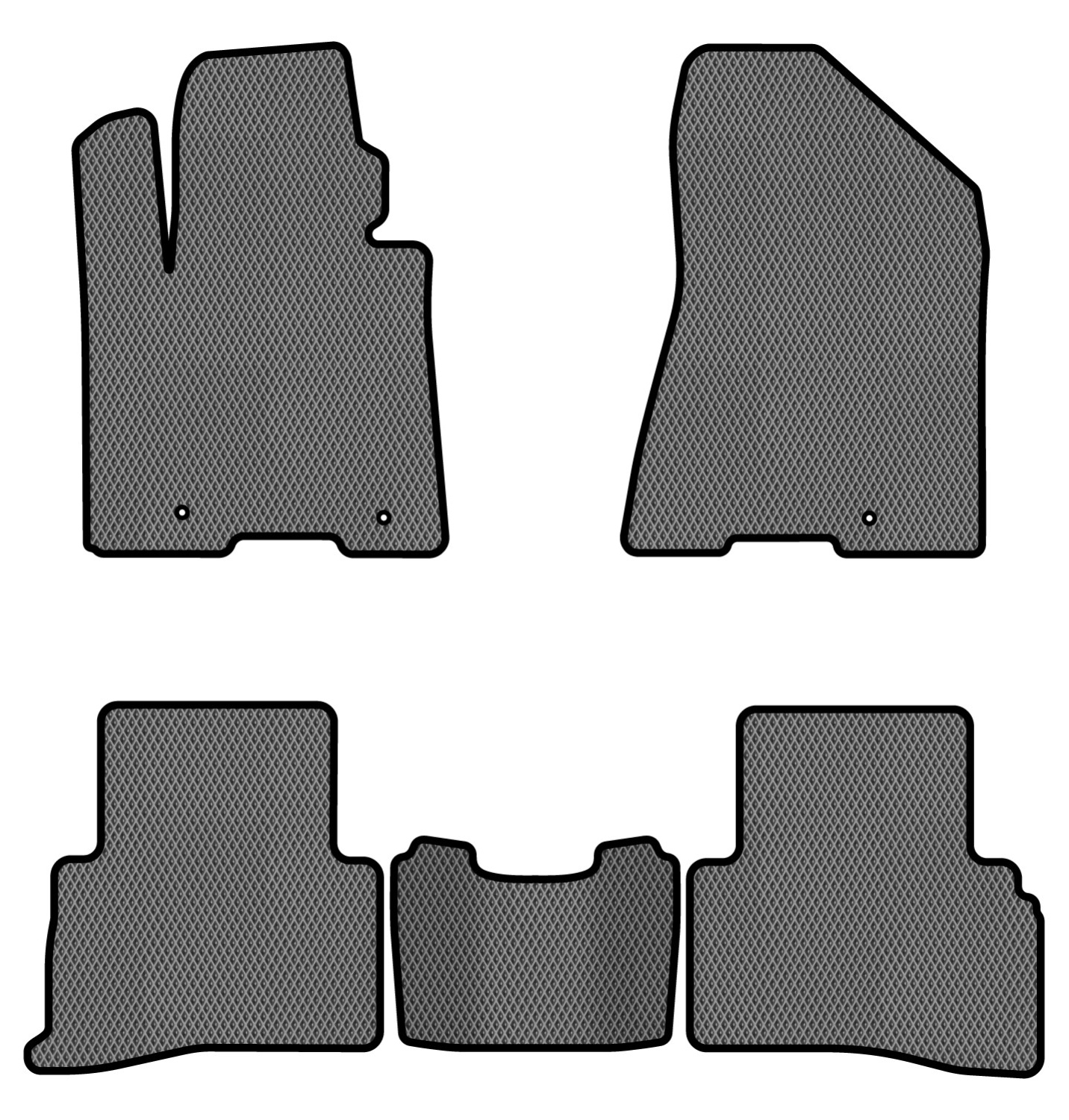 EVA килимки в салон авто EVAtech для Sportage (QL) Kia 2016-2021 4 покоління SUV EU (KI1358CV5LA3RGB) - Фото 1