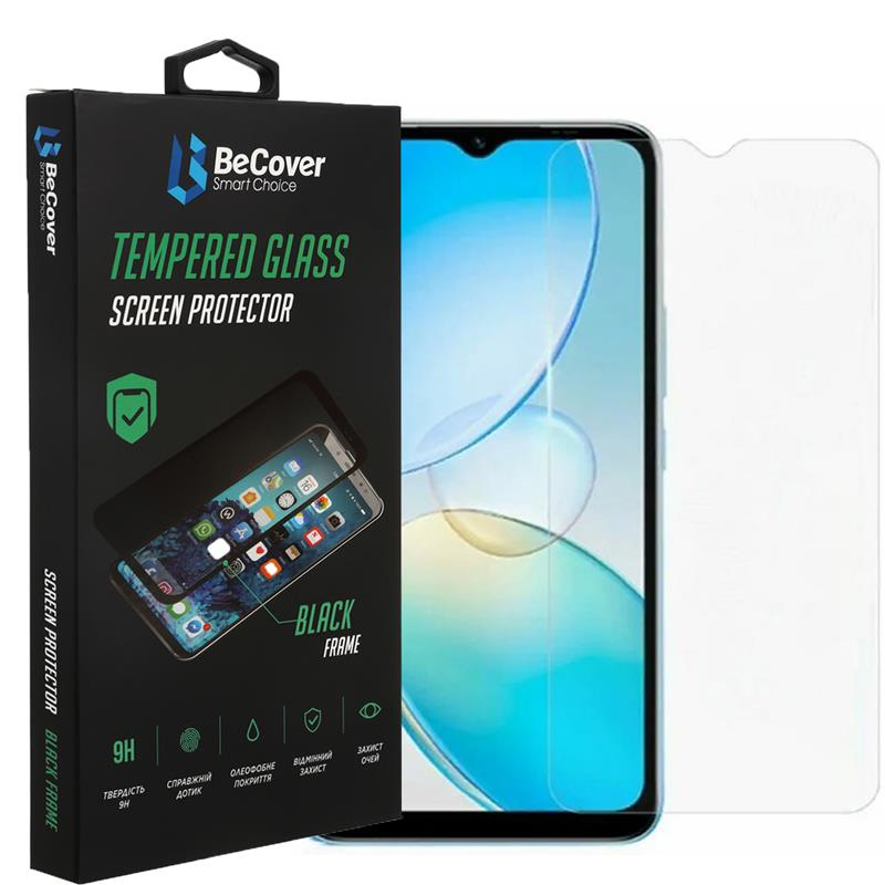 Защитное стекло для смартфона BeCover for Infinix Hot 12i (X665B) Crystal Clear Glass 3D (708539) - Фото 1
