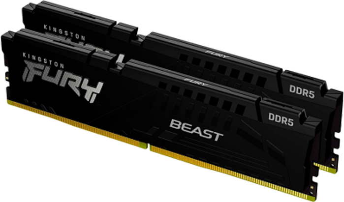 Память DDR Kingston FURY Beast EXPO Black DDR5 5200MHz 16GB Kit 2x8GB (KF552C36BBEK2-16) - Фото 1