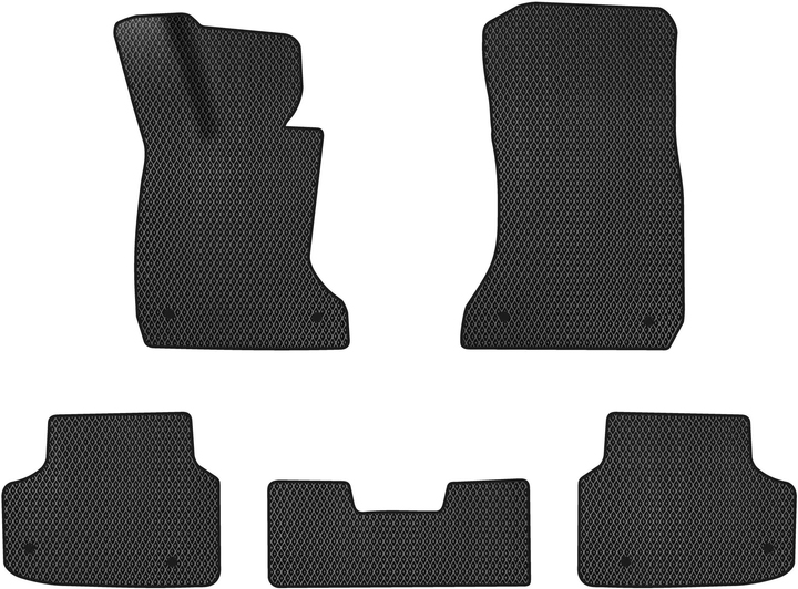 EVA коврики в салон авто EVAtech для 7 Series (F01) (xDrive) BMW 2008-2015 5 поколение Sedan EU BM1552CD5BW8RBB - Фото 1